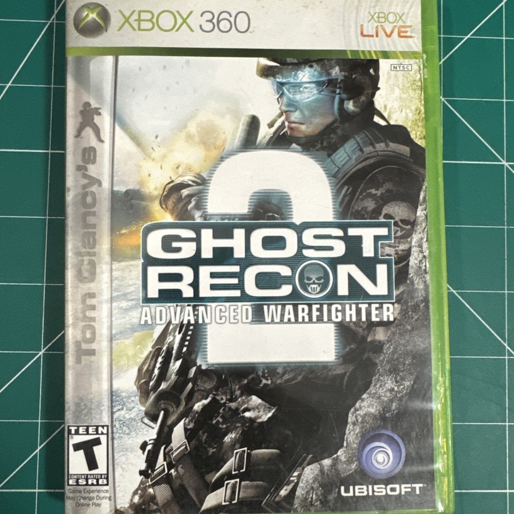 Tom Clancy's Ghost Recon: Advanced Warfighter 2 - Xbox 360 Game w/Manual Tested